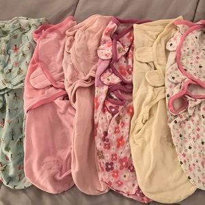 Lot of 6 swaddlers